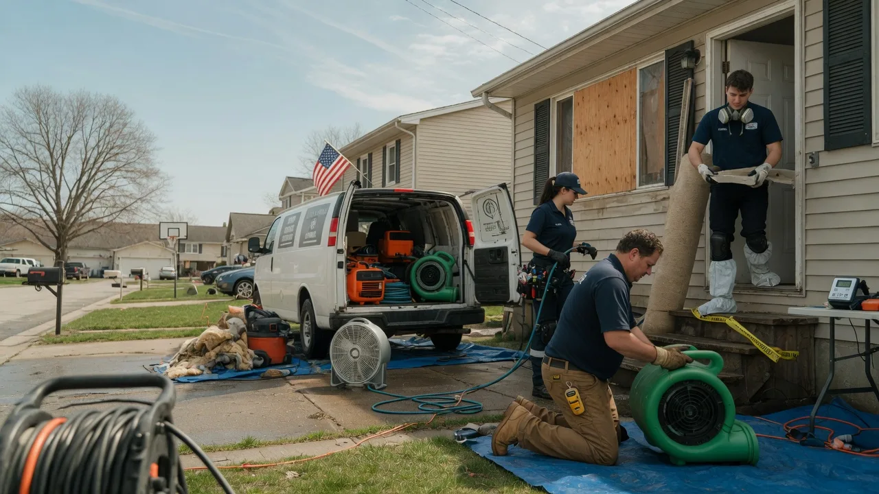Water Damage Restoration in Vergennes, IL near me
